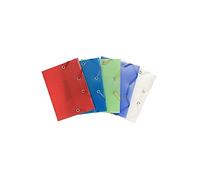 Exacompta - Ref. 50889E - 1 Chromaline elastic folder for pocket format - pocket with 3 flaps - in polypropylene - dimensions 12 x 16 cm for A6 format documents - random color