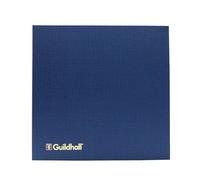 Exacompta - Ref 51/4-16Z - Guildhall Account Book - 298 x 305mm in Size, Hardback Vinyl Cover, 95gsm Ledger Quality Paper, Traditionally Sewn - 4 Debit + 16 Credit Columns