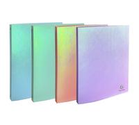 Exacompta - Ref 51030E - Box of 20 Candy Tidy Flexible Binders - 4 Round Rings 15 mm - Spine 20 mm - External Dimensions: 32 x 25 cm - A4 File Format - Assorted