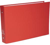 Exacompta - Ref. 51059E - Rigid PP binder for index cards - 2 round rings, diam