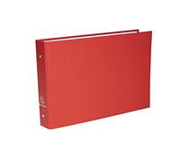 Exacompta - Ref. 51059E - Rigid PP binder for index cards - 2 round rings, diameter 25 mm - Spine 40 mm - External dimensions: 165 x 240 mm Color Assorted