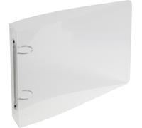 Exacompta - Ref. 51091E - Semi-rigid PP binder for index cards - 2 round rings,