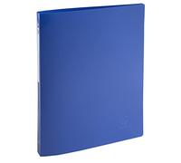 Exacompta - Ref. 51110E - Box of 20 Bee Blue flexible binders - 4 round rings 15 mm diameter - 20 mm back - external dimensions 32 x 25 cm - A4 file format - assorted colors