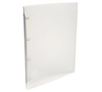Exacompta - Ref 51160E - Box of 25 Binders - Translucent Chromaline - 4 Round Rings 15 mm - Spine 20 mm - External Dimensions: 32 x 25 cm - File Format A4 - Colourless
