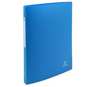 Exacompta - ref. 51192E - 1 flexible binder with OPAK label - 4 round rings, diameter 15 mm - Spine 20 mm - External dimensions: 32 x 25 cm - A4 file format - Colour: light blue
