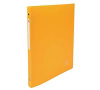 Exacompta - ref. 51299E - 1 flexible binder with OPAK label - 4 round rings, diameter 15 mm - Spine 20 mm - External dimensions: 32 x 25 cm - A4 file format - 10 random colors