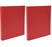 Exacompta - ref. 51330E - 1 Rigid PP Binder - 4 Round Rings, Diameter 30 mm - Spine 40 mm - External Dimensions: 32 x 26 cm - A4 File Format - 10 Random Colors (Pack of 2)