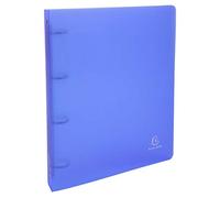 Exacompta - Ref. 51369E - 1 semi-rigid PP Chromaline binder - 4 round rings, diameter 30 mm - Spine 40 mm - External dimensions: 32 x 26.8 cm - Format to file A4 Maxi - 5 random colors