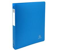 Exacompta - Ref. 51392E - 1 Rigid binder with OPAK label - 4 round rings, diameter 30 mm - Spine 40 mm - External dimensions: 32 x 26.8 cm - Format to be filed A4 Maxi - Colour: light blue