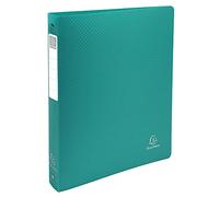 Exacompta - Ref. 51393E - 1 Rigid binder with OPAK label - 4 round rings, diameter 30 mm - Spine 40 mm - External dimensions: 32 x 26.8 cm - Format to be filed A4 Maxi - Colour: dark green