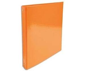 Exacompta - ref. 519294E - 1 Iderama film-coated rigid binder - 4 round rings, diameter 30 mm - Spine 40 mm - External dimensions: 32 x 26 cm - A4 file format - Colour: orange