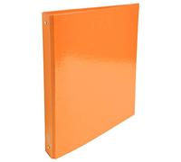 Exacompta - ref. 519294E - Box of 10 Rigid Iderama Binders - 4 Round Rings Diameter 30 mm - Spine 40 mm - External Dimensions: 32 x 26 cm - A4 File Format - Colour: Orange