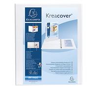 Exacompta 20 mm Ring Binder PP (Polypropylene) A4 4 Rings White 51941E