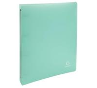 Exacompta - Ref 51973E - Box of 15 Chromaline Binders - 4 Round Rings Diameter 30 mm - Spine 40 mm - Dimensions 32 x 27 cm - A4 Maxi File Format - Pastel Green