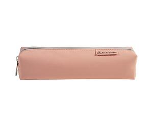 EXACOMPTA - Ref 52580E - Box of 6 Square Watercolor Pencil Cases - Made of Polyurethane Soft-Touch Rubber - Polyester Lining - Dimensions 22.5 x 5 cm