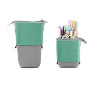 Exacompta - Ref. 52650E - 1 Teksto pencil case - made of RPET felt (obtained by recycling plastic bottles) - size 17 x 13 cm - random colours