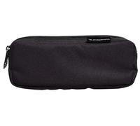 Exacompta - Ref. 52750E - 1 Double rectangle pencil case - two compartments - fully lined - in recycled PET waste - for pencils, pens - black colour