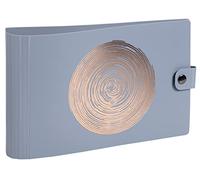 Exacompta - Ref. 52990E - 1 semi-rigid PP Ellipse binder - 2 round rings diam.30 mm - External dimensions: 16 x 26.5 cm - For filing index cards - 3 random colors