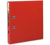 Exacompta - Ref 53345E - Prem'Touch PP Lever Arch File - 320 x 300mm in Size, 2 Rings, Can Hold A4+ Documents, 80mm Spine, 80mm Rings, FSC-Certified - Red Cover