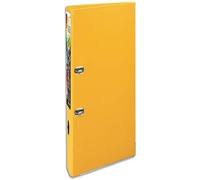 Exacompta - Ref 53349E - Prem'Touch PP Lever Arch File - 320 x 300mm in Size, 2 Rings, Can Hold A4+ Documents, 80mm Spine, 80mm Rings, FSC-Certified - Yellow Cover