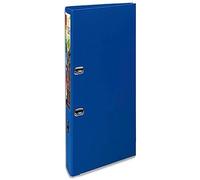 Exacompta - Ref 53352E - Prem'Touch PP Lever Arch File - 320 x 300mm in Size, 2 Rings, Can Hold A4+ Documents, 80mm Spine, 80mm Rings, FSC-Certified - Dark Blue Cover