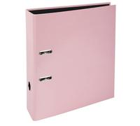 Exacompta - Ref 53566E -Box of 10 A4 Lever Arch Files Prem'Touch AQUAREL - 80mm Spine - 80mm Mechanical - External Dimensions: 32 x 28.5 x 8 cm - A4 File Format - Pink