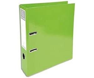Exacompta - Ref 53623E - 'Iderama Collection - Lever Arch File - 320 x 290mm in Size, Suitable for Storing A4 Documents, 70mm Spine, 75mm Rings, FSC-Certified - Lime Green