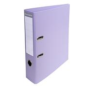 Exacompta - Ref. 53707E - Box of 10 Prem'Touch A4 lever arch files - Spine 70 mm - Mechanical 75 mm - External dimensions: 32 x 29 x 7 cm - Format to file A4 - Colour: Lilac