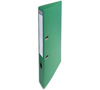 Exacompta - Ref 53743E - Prem'Touch PVC Lever Arch File - 320 x 290mm in Size, 2 Rings, Can Hold A4 Documents, 70mm Spine, 75mm Rings, FSC-Certified - Green Cover