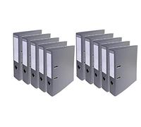 Exacompta - Ref. 53754E - Box of 10 Prem'Touch A4 lever arch files - Spine 70 mm - Mechanical 75 mm - External dimensions: 32 x 29 x 7 cm - Format to file A4 - Colour: Dark gray