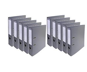 Exacompta - Ref. 53754E - Box of 10 Prem'Touch A4 lever arch files - Spine 70 mm - Mechanical 75 mm - External dimensions: 32 x 29 x 7 cm - Format to file A4 - Colour: Dark gray