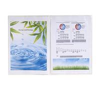 Exacompta - Ref 5381E - Double Protective Sleeve - A4 (297 x 210mm) in Size, Suitable for A4 or A3 Folded Documents, PVC Material, 4 Faces - Pack of 10 Sleeves