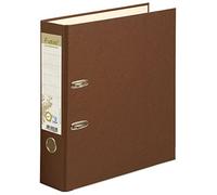 Exacompta - Ref 53984E - Forever Collection - Prem'Touch Lever Arch File - 320 x 290mm, Suitable for A4 Documents, 80mm Spine, 100% Recycled Paper - Chocolate