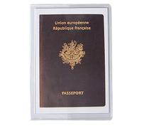 Exacompta - Ref. 5399UE - Protective case for passport 2 smooth PVC flaps 20/100th - Crystal