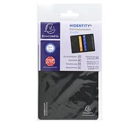 Exacompta - Ref 5402E - Hidentity RFID Double Credit Card Protective Case - 95 x 125mm in Size, 2 Faces, Suitable for Credit Cards - Protects from Fraudulent Card Reading