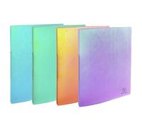 Exacompta - Ref 54030E - Box of 20 Candy Tidy Soft Binders - 2 Round Rings 15 mm - Spine 20 mm - External Dimensions: 32 x 25 cm - A4 File Format - Assorted