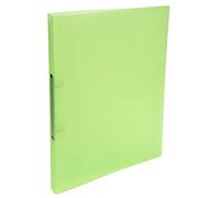 Exacompta - Ref. 54163E - Set of 5 flexible translucent PP Chromaline binders - 2 round rings 15mm diameter - 20mm spine - External dimensions: 32 x 25 cm - A4 file format - Colour: green