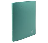 Exacompta - ref. 54183SE - Set of 5 OPAK flexible binders - 2 round rings, diameter 15 mm - Spine 20 mm - External dimensions: 32 x 25 cm - A4 file format - Colour: dark green