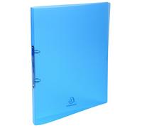 Exacompta - Ref. 54198E - 1 flexible binder in PP Crystal - 2 round rings diameter 15 mm - Spine 20 mm - External dimensions: 32 x 25 cm - A4 file format - 5 random colors