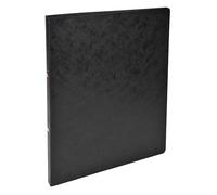 Exacompta - Ref 54251E - Box of 10 Glossy Card Binders - 2 Round Rings Diameter 15 mm - Spine 20 mm - External Dimensions: 32 x 25 cm - File Format A4 - Black