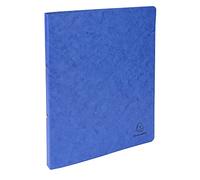Exacompta - ref. 54252E - 1 Glossy card binder - 2 round rings 15 mm diameter - Spine 20 mm - External dimensions: 32 x 25 cm - A4 file format - Colour: blue