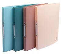 Exacompta - Ref 54270E - Pack of 4 Skandi Soft Binders - Recycled PP - 2 Round Rings - 20mm Spine - External Size: 32x25cm - File Format A4-4 Assorted Colours