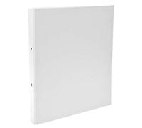 Exacompta - ref. 54378E - Box of 20 rigid PP binders - 2 round rings, diameter 30 mm - Spine 40 mm - External dimensions: 32 x 26 cm - Format to file A4 - Colour: white