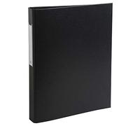 Exacompta - ref. 54381E - Box of 10 rigid PP binders - 2 round rings, diameter 25 mm - Spine 40 mm - External dimensions: 32 x 25.5 cm - Format to file A4 - Colour: black