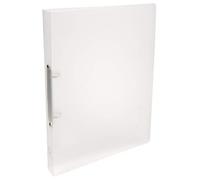 Exacompta - Ref. 54469E - 1 semi-rigid translucent PP binder - 2 round rings, diameter 20 mm - Spine 30 mm - External dimensions: 32 x 25 cm - Format to file A4 - 5 random colors