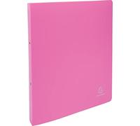 Exacompta - Ref. 54694E - 1 OPAK semi-rigid binder - 2 round rings diameter 30 mm - Spine 40 mm - External dimensions: 32 x 26.8 cm - Format to be filed A4 Maxi - Colour: pink