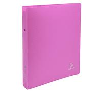 Exacompta - Ref. 54694E - Set of 5 semi-rigid OPAK binders - 2 round rings diameter 30 mm - Spine 40 mm - External dimensions: 32 x 26.8 cm - A4 Maxi file format - Colour: pink