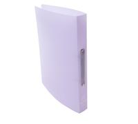 Exacompta - Ref 54975E - Pack of 5 semi-Rigid PP Chromaline Binders - 2 Round Rings Diameter 30 mm - Spine 40 mm - External Dimensions: 32 x 25 cm - File Format A4 - Colour: Purple