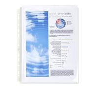 Exacompta Expanding Punched Pockets A4 Clear (Pack 10) - 5507E