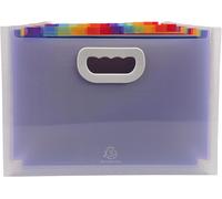 Exacompta - Ref 55198E - Crystal Multipart Expanding Case - 330 x 235 x 250mm i